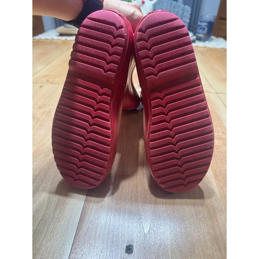 Hunter for Target Kids Red Rain Boots Pull On Handles Size 3